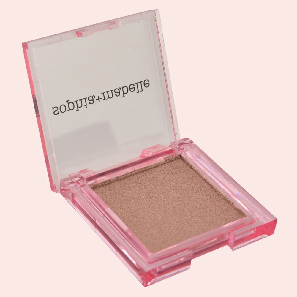 Sophia + MABELLE Satin Powder Highlighter in Peach Sangria Shade ~ NIB